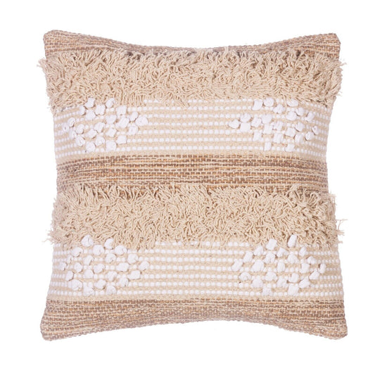 6Pc Knitted Filled Diamond Cushion 40x40cm Boho Luxury Bohemian Cushion Sofa