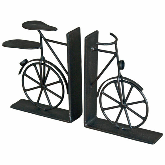 Cycle Bicycle Metal Book Ends Vintage Style Bookends Shelf Home Decor Sitters