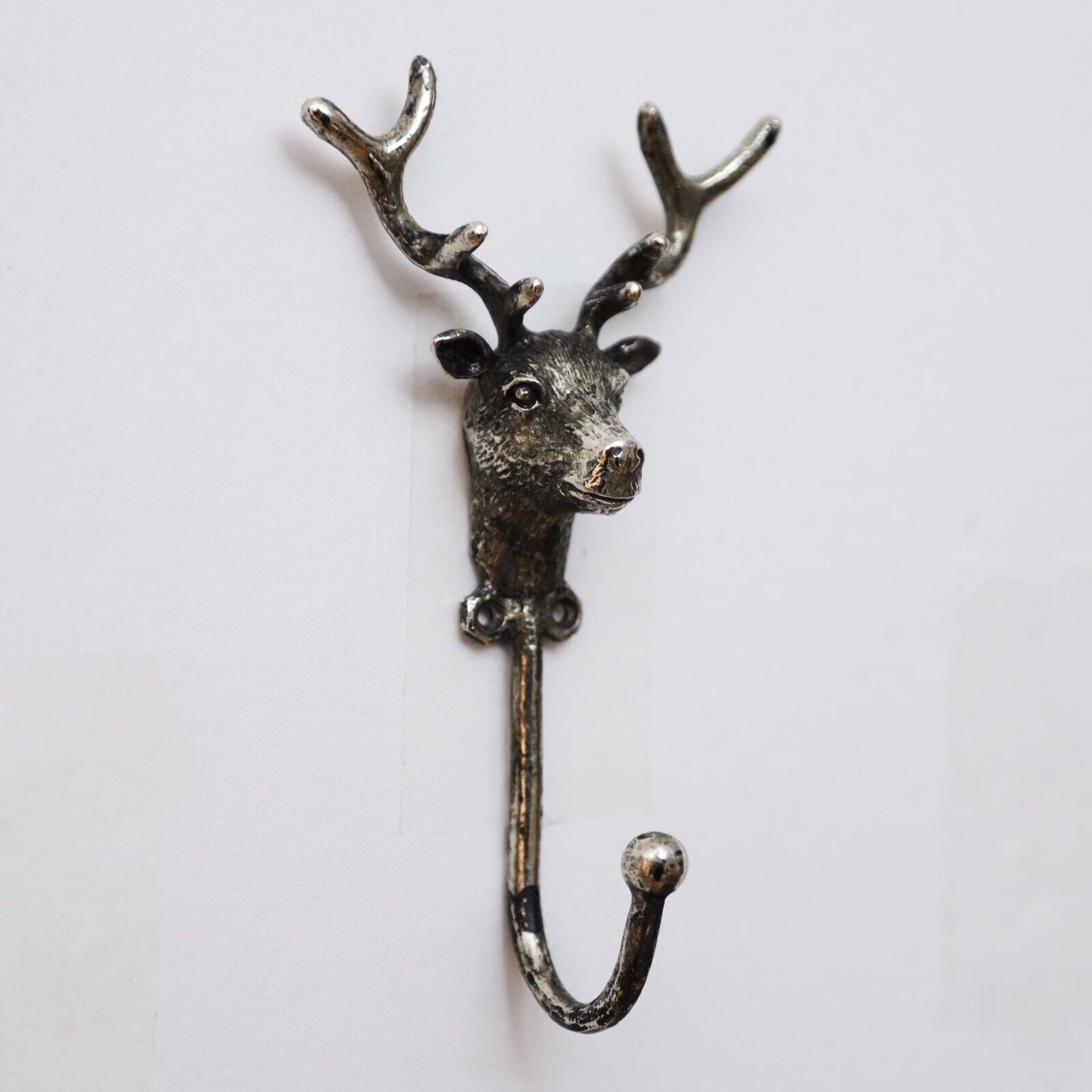 Single Vintage Bear Fox Reindeer Stag Head Wall Coat Hook Key Storage Hanger