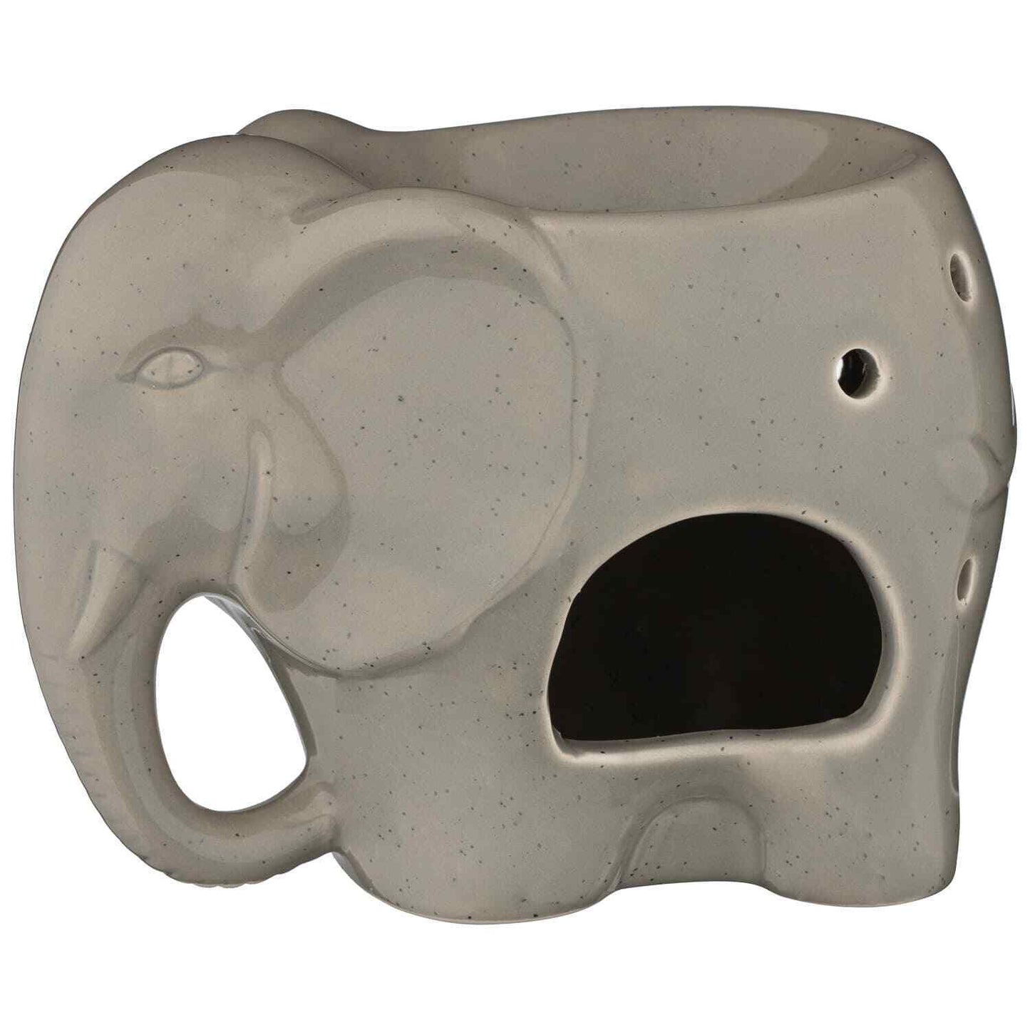 Large Ceramic Elephant Wax Melt Oil Burner Tea Light Candle Holder Home Decor