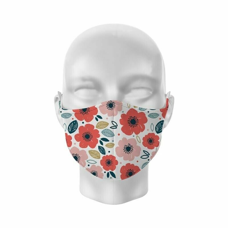 Men Women Adults Girls Cotton Washable Reusable Breathable Face Masks Coverings