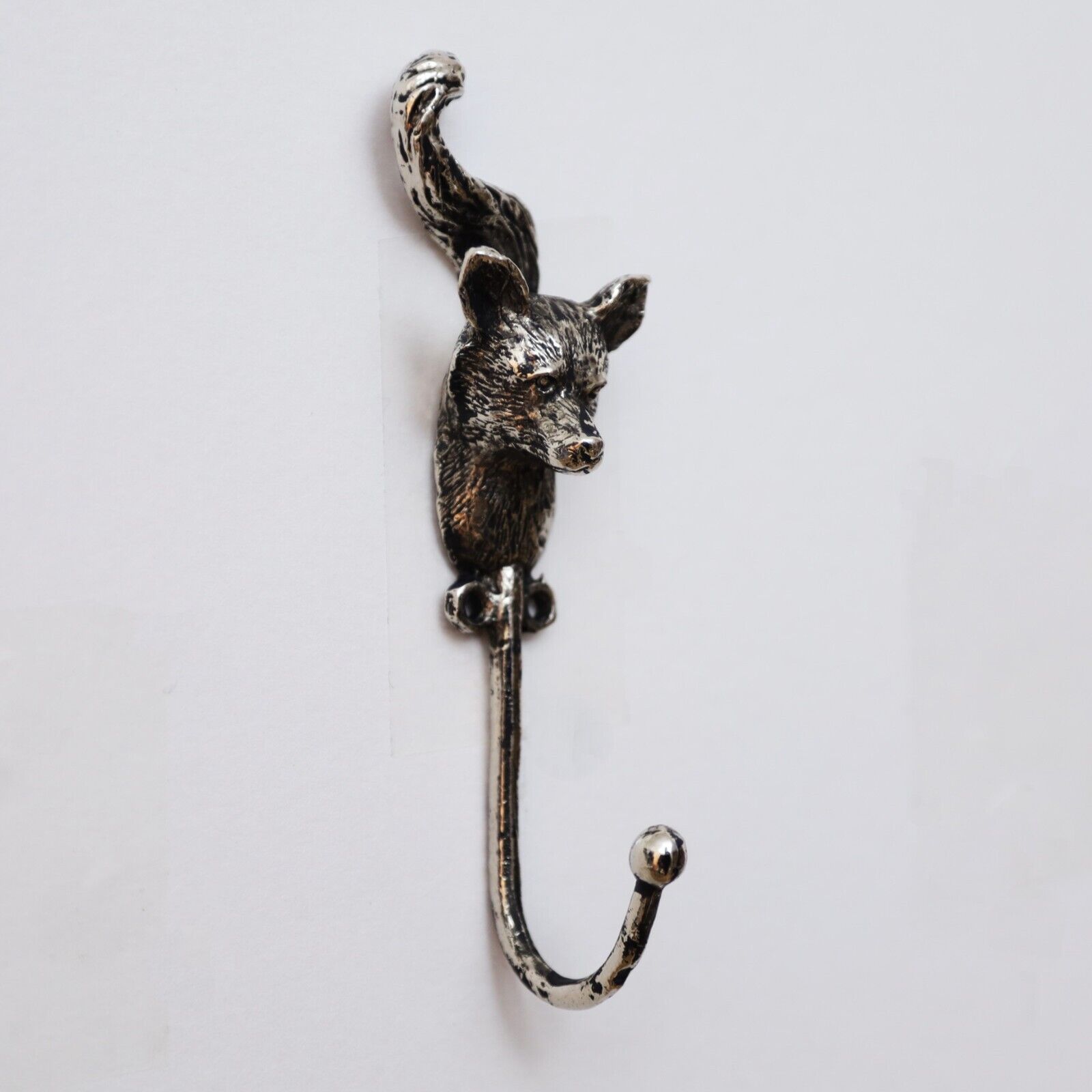 Single Vintage Bear Fox Reindeer Stag Head Wall Coat Hook Key Storage Hanger