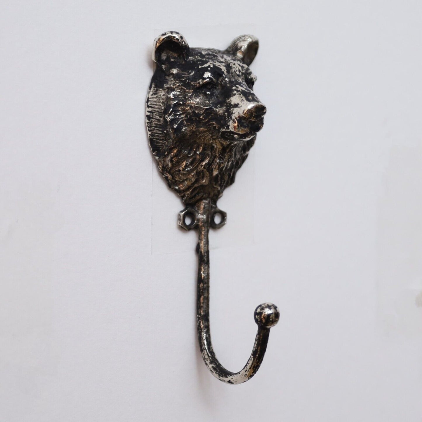 Single Vintage Bear Fox Reindeer Stag Head Wall Coat Hook Key Storage Hanger