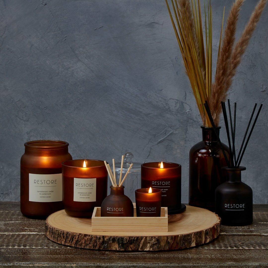 Premium Spa Scented Candle Jars Cloche Candles Diffuser Relaxing Home Fragrances