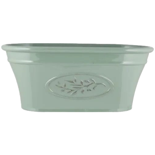 Garden Trough Olive Green Plant Pot Bowl Heavy Plastic Planter Bowl Trough Pots