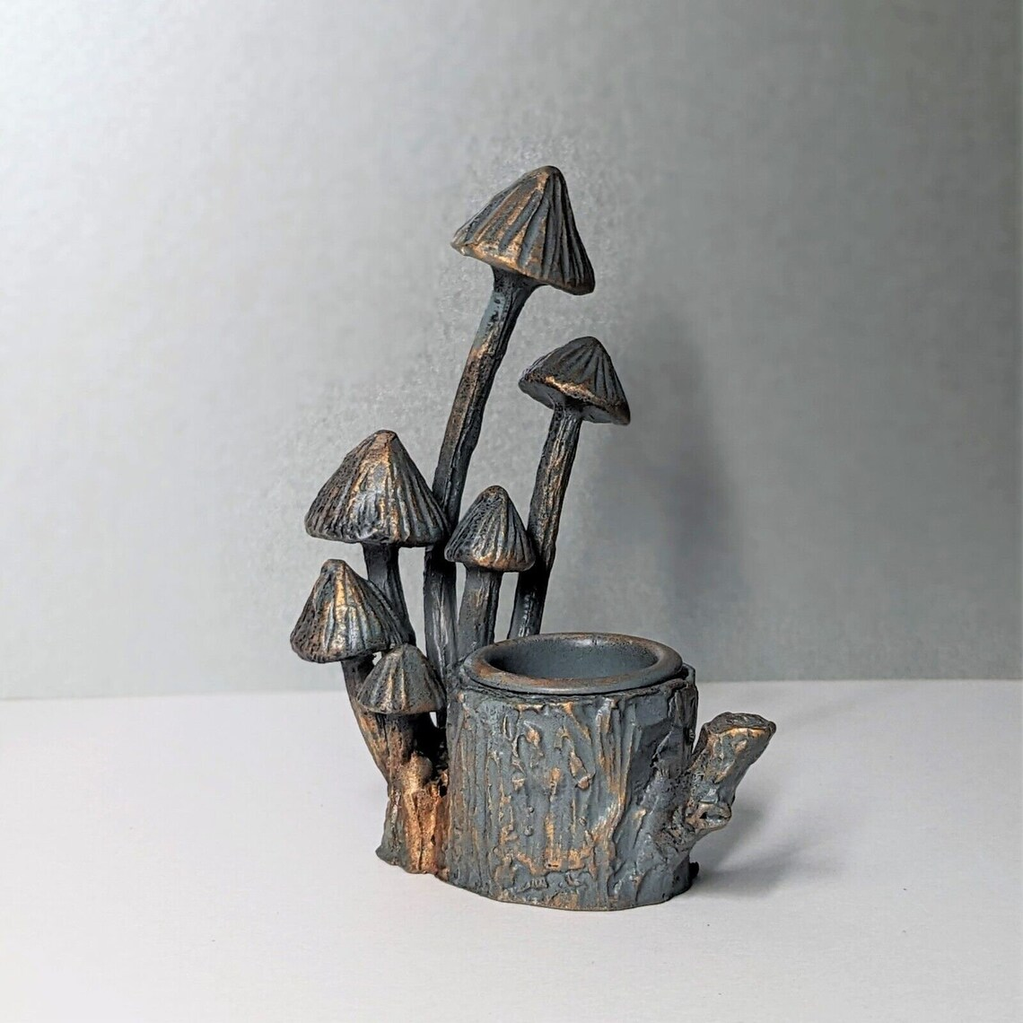 Mushrooms Toadstools Candle Holder Small Dinner Table Christmas French Decor