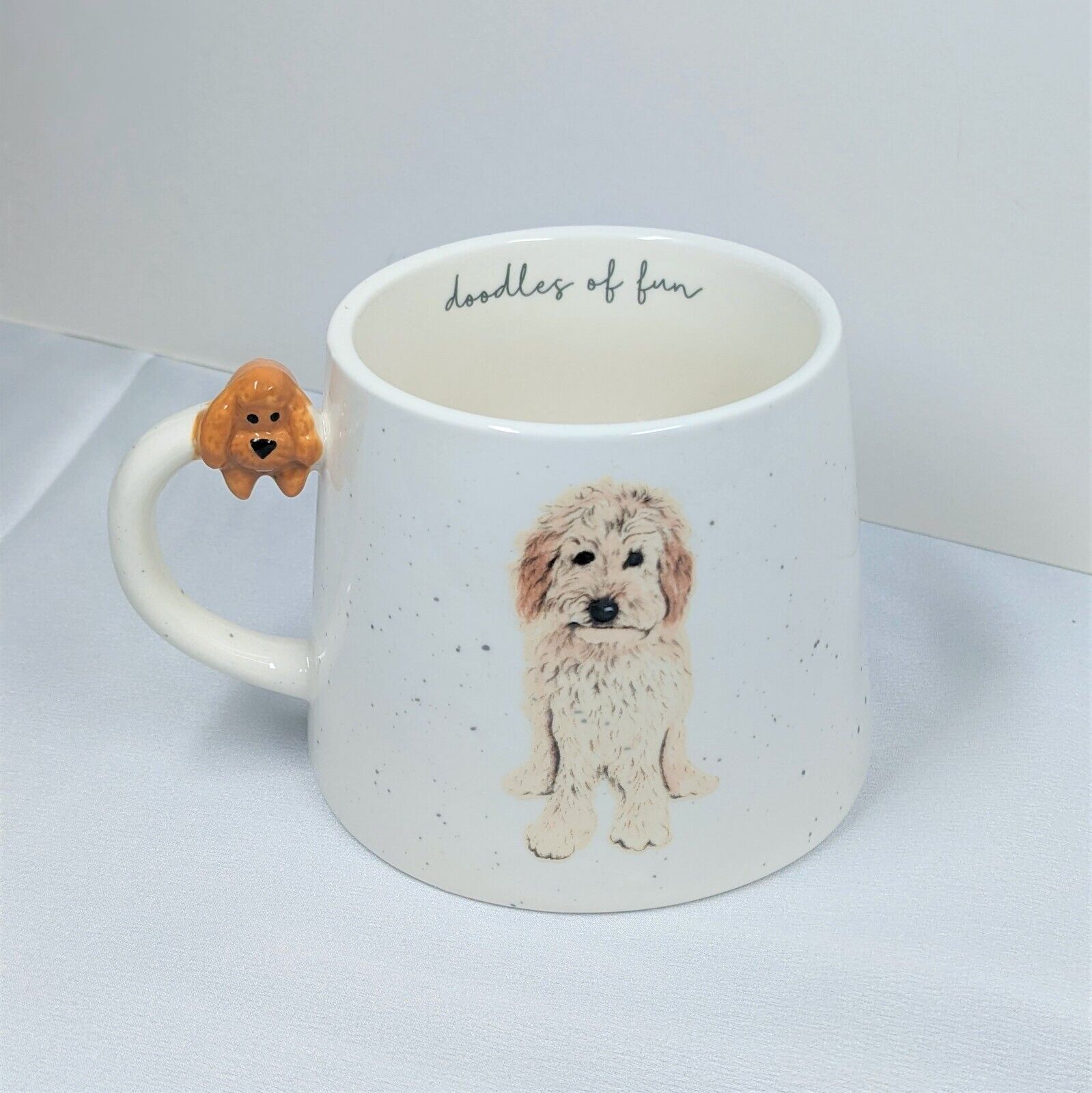 Dog Mugs Tea Coffee Cups 3D Dogs Figures Handles Novelty Mugs Large