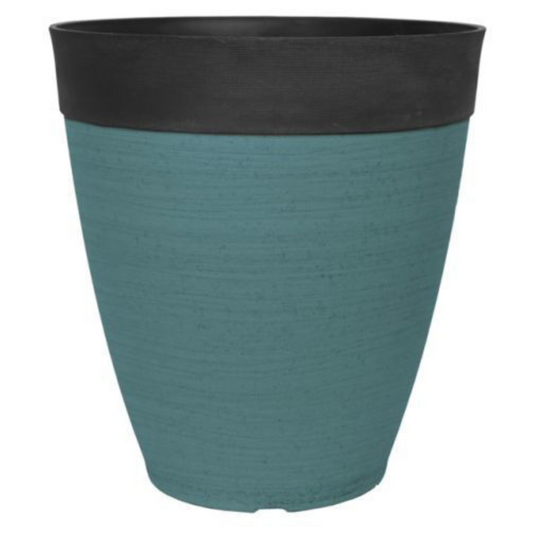 Planter Tall Lagoon Teal Effect 26L Plant Pot 38cm Home Outdoor Garden Flower