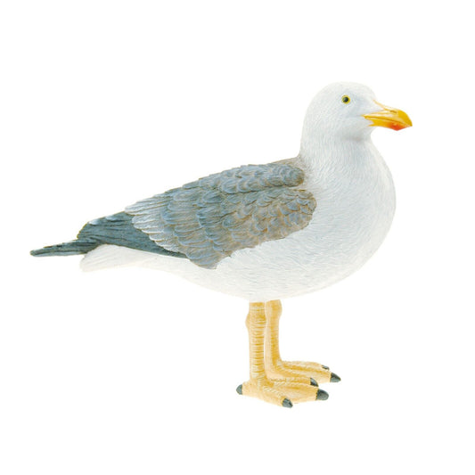 Resin Standing Seagull Ornament Bird Seaside Wildlife Decorative Figurine Gift