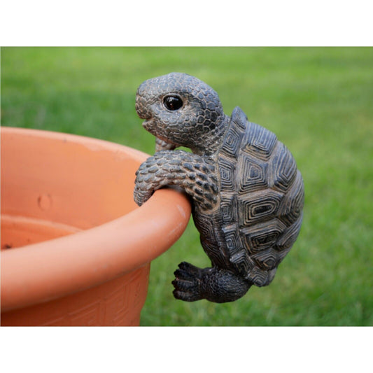 Tortoise Plant Pot Hanger Pot Climber Turtle Animal Figure Home Ornament Decor