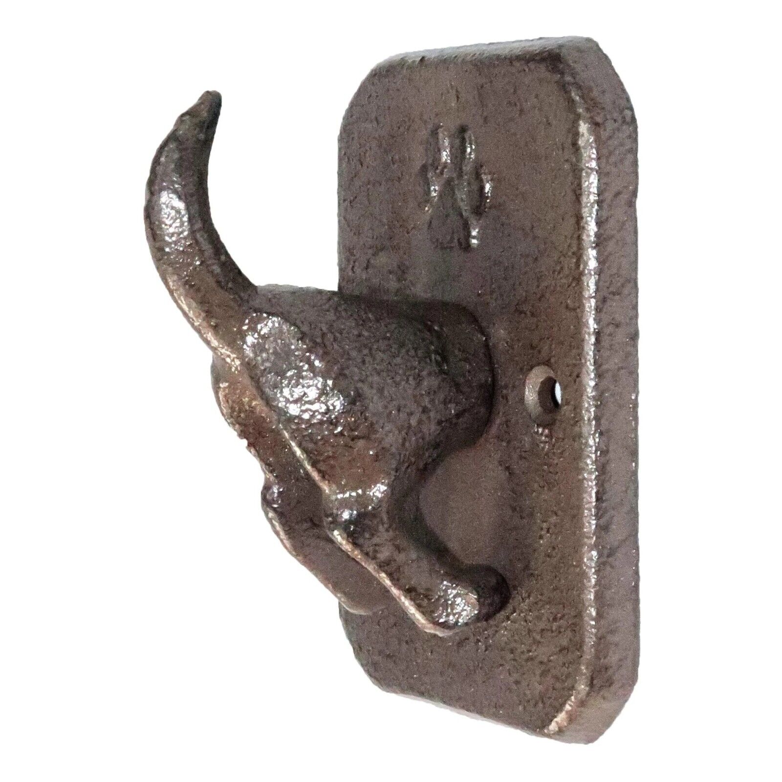 Cast Iron Dog Tail Hook Rustic Vintage Dog Butt Hook Leads Coat Keys Wall Hanger