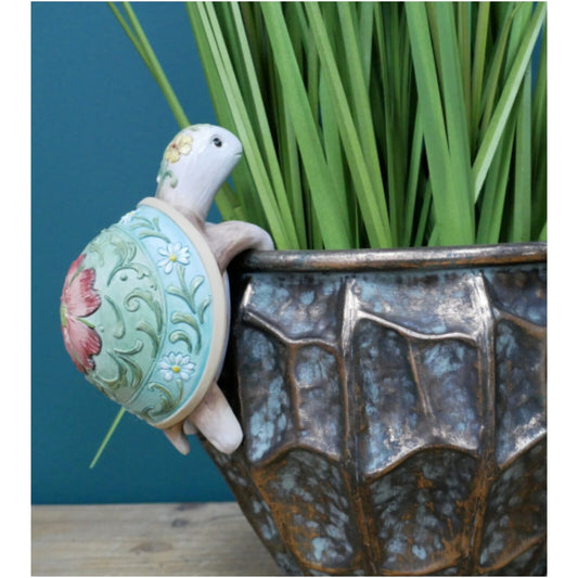 Tortoise Plant Pot Hanger Pot Climber Turtle Animal Figure Home Ornament Decor