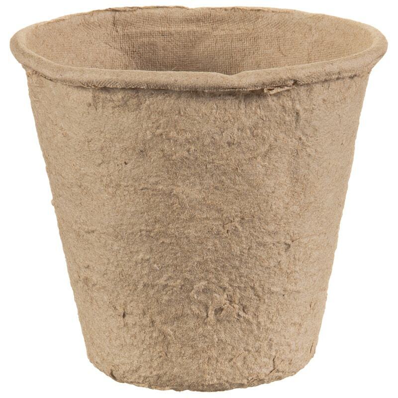 84Pcs Nursery Cup Plant Pot 6cm Round Pulp Peat Biodegradable Fibre Herb Pots