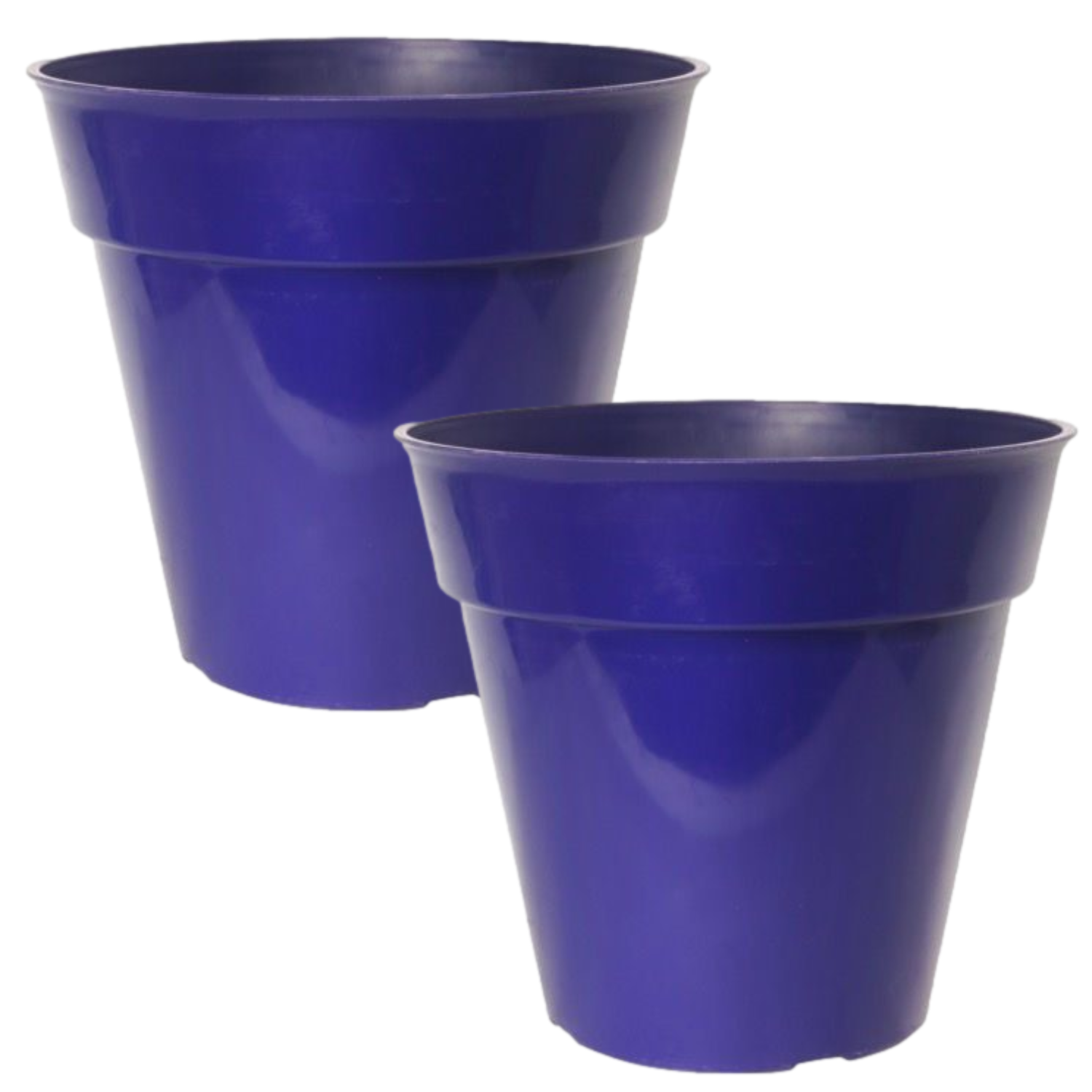 Large Growers Green Blue Purple Tall Outdoor Planter Pots Drainage Hole