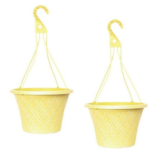 Plastic Summer Spring Planters Plant Pots Hanging Baskets Troughs Powdered Pots