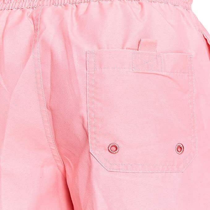 Zoggs Boys Mosman Washed Swim Pool Shorts Pink Medium Beach Costume Trunks