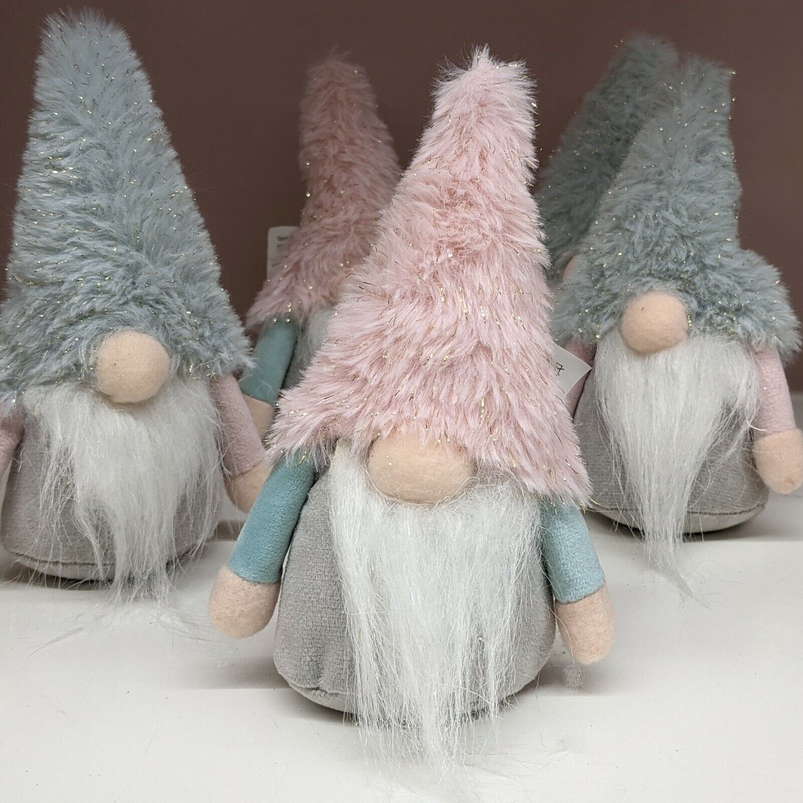 Standing Small Christmas Gnomes Plush Santa Dolls Christmas Gonk Dwarf Decor 